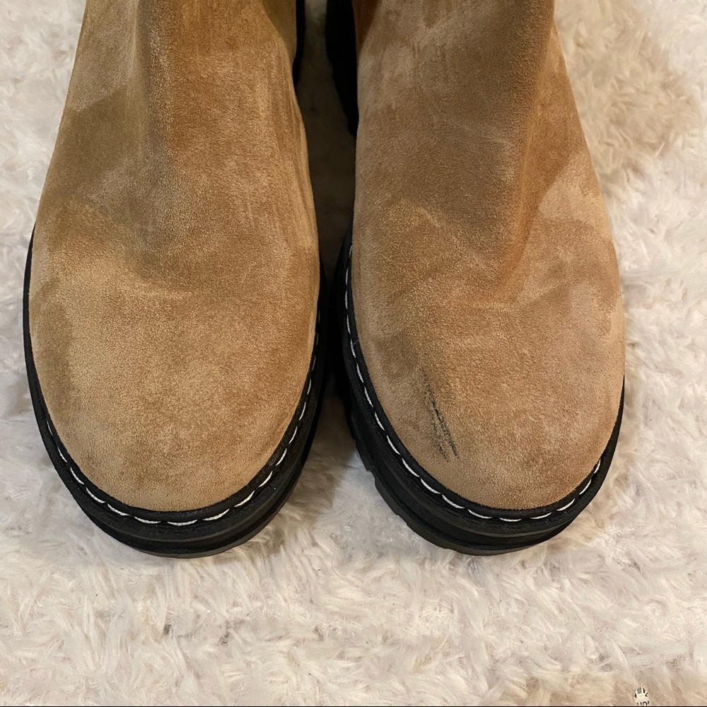 New! Marc Fisher Chelsea Lug Sole Boots - Picture 4 of 7